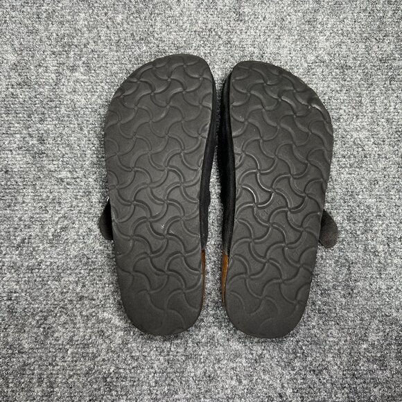 Betula By Birkenstock Black Suede Clogs Women's 6N Slip On Comfort Casual Slides - Picture 9 of 11